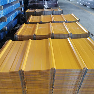 Gegalvaniseerde beklede metalen gegolfde dakplaten OEM ODM