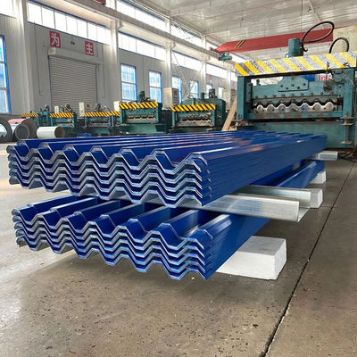 Klasse C1 Anti-corrosie met een kleurcoating van 18 gauge metalen golvende stalen panelen