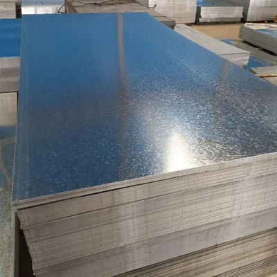 Gegalvaniseerde staalplaten Standardgroottes Warmgewalst Zinkbedekt 40-600 g/m2
