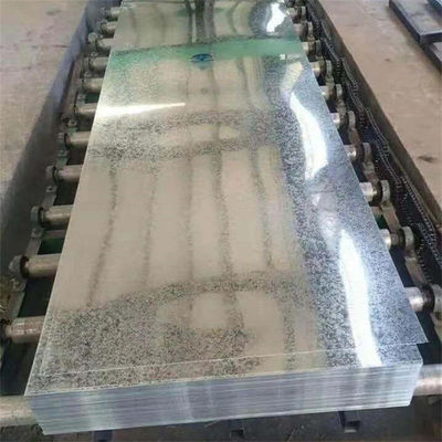 Gegalvaniseerde staalplaten Standardgroottes Warmgewalst Zinkbedekt 40-600 g/m2